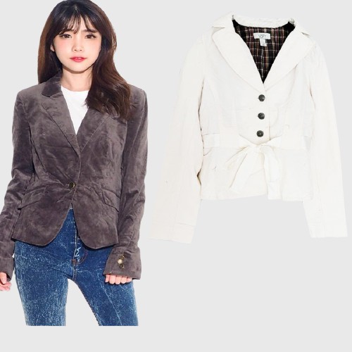 LOFT Suede Choco Blazer Wanita