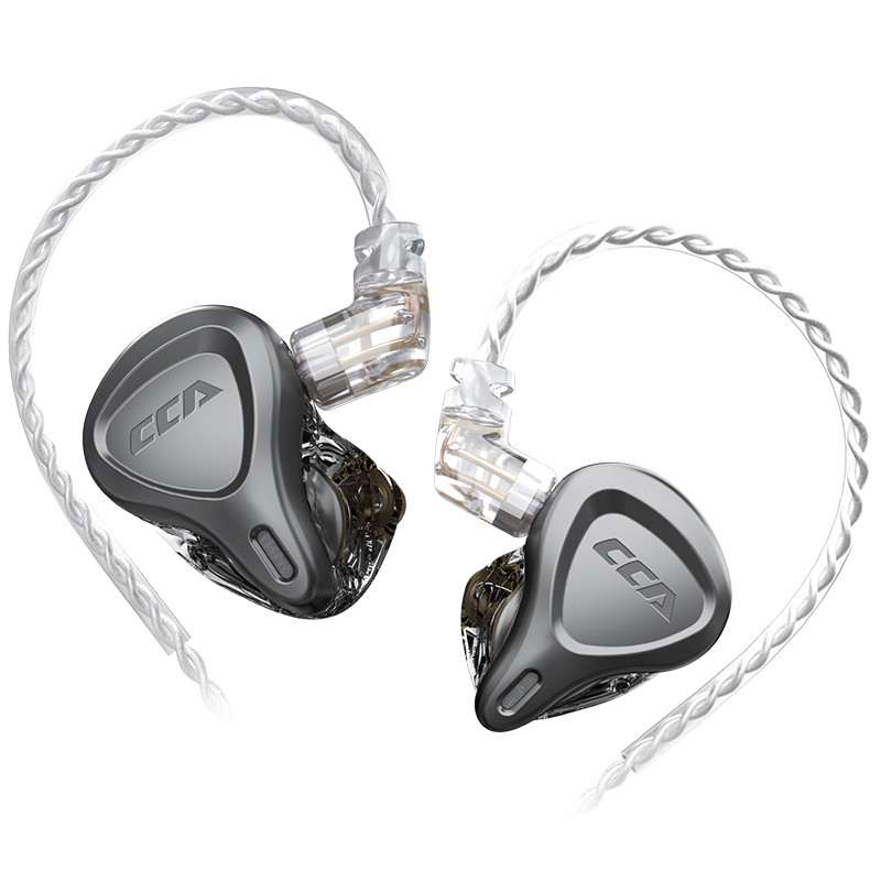 Cca Csn 1ba + 1dd Headset Headphone Dj Hifi Noise Reduction Bahan Metal Dengan Kabel Upgrade