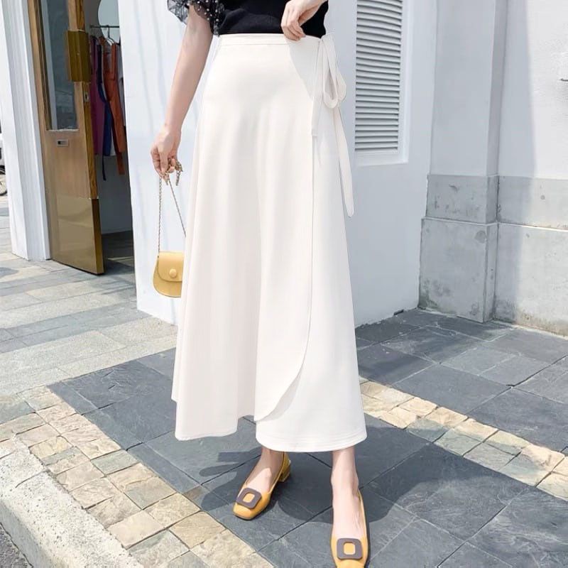 ROK WANITA SKIRT TRAP (BAHAN KATUN SHAKILA)