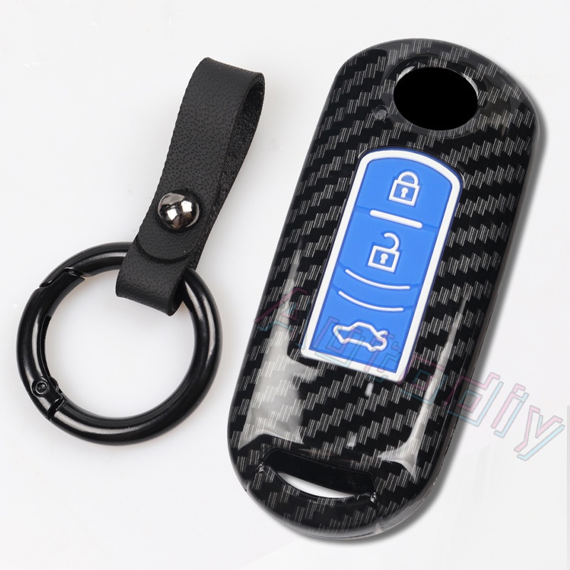 Case Kunci Smart Remote Fob Kunci Mobil Case Cover Mobil Mazda 2 3 5 6 CX3 CX4 CX5 CX7 CX8 CX9 MX5 Mazda2 Mazda3 Mazda6 Lembut Anti Gores Untuk Mazda 3 Mazda CX30