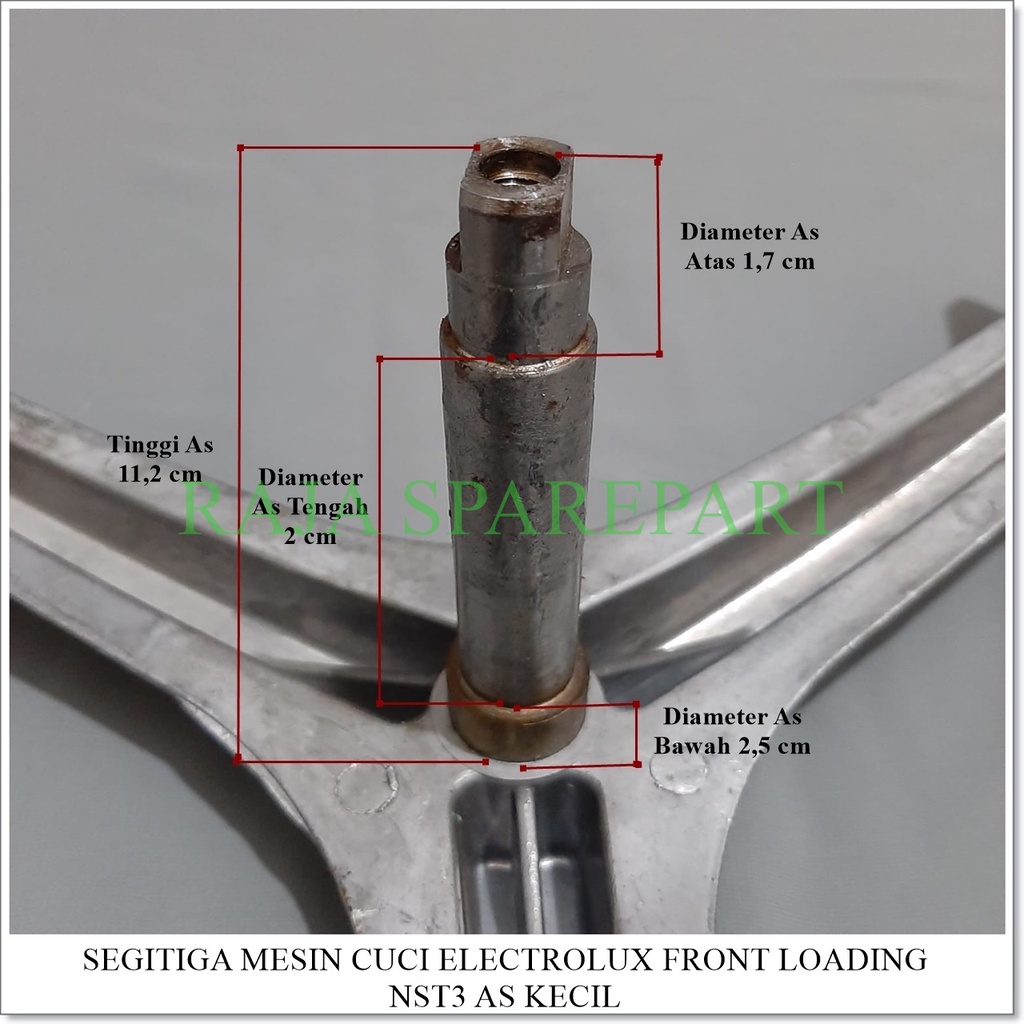 Segitiga Tabung Mesin Cuci ELECTROLUX Front Loading AS KECIL