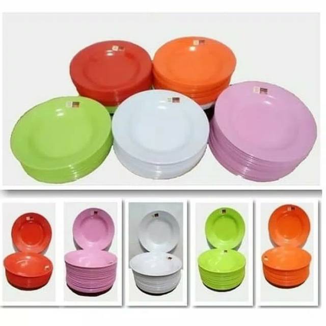 PIRING MAKAN / PIRING MELAMINE CEKUNG GOLDEN DRAGON 10