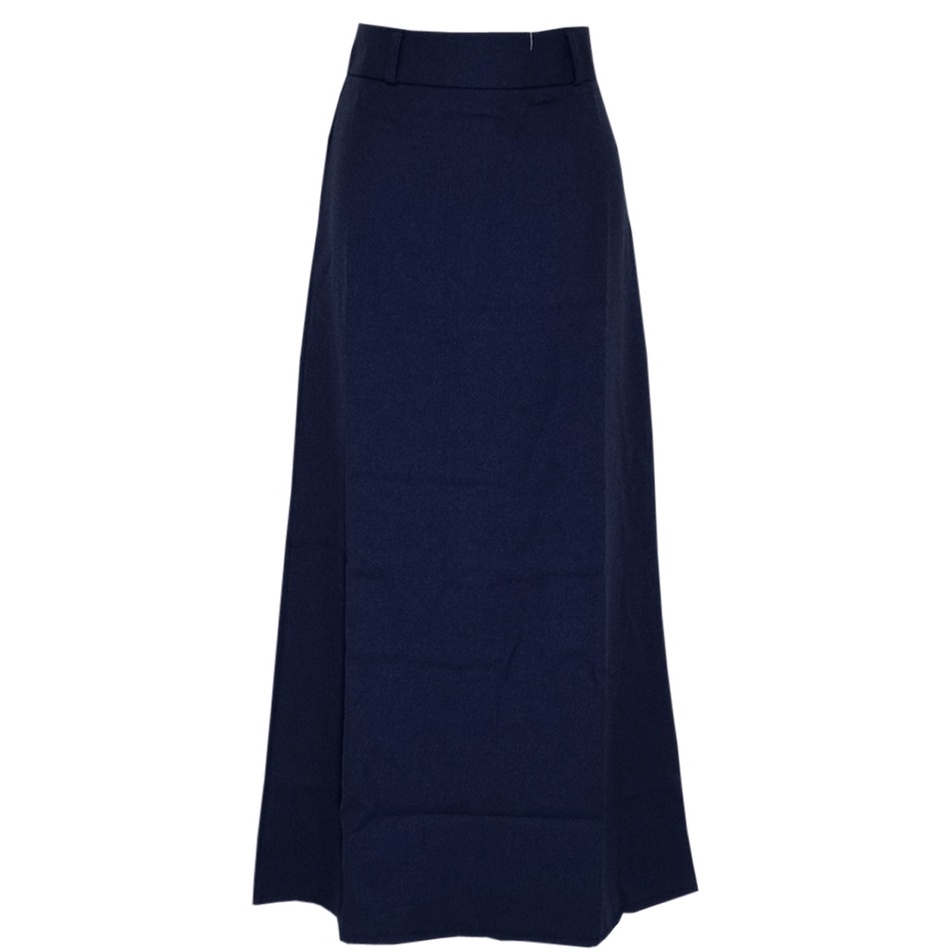 Rok Kerja Panjang Hitam A Bahan Formal Kantor  Rok panjang Bentuk A Rok A Line Panjang Polos Formal Kerja Kantor  Rok A Line Skirt Pelatihan Ospek Perawat Maba Mahasiswa Rok Model A Rok A Jumbo Rok Bahan Hitam Kerja Model A-NAVY