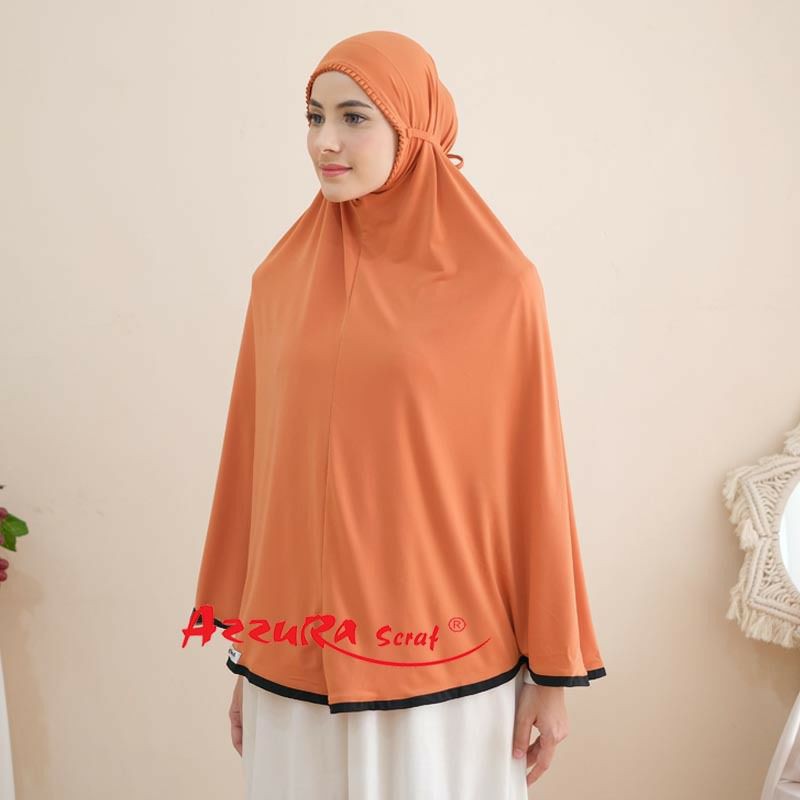 BERGO REMPEL LIST | ORIGINAL | AZZURASCARF | BERGO | HIJAB INSTAN | BERGO CANTIK | BERGO JUMBO-3