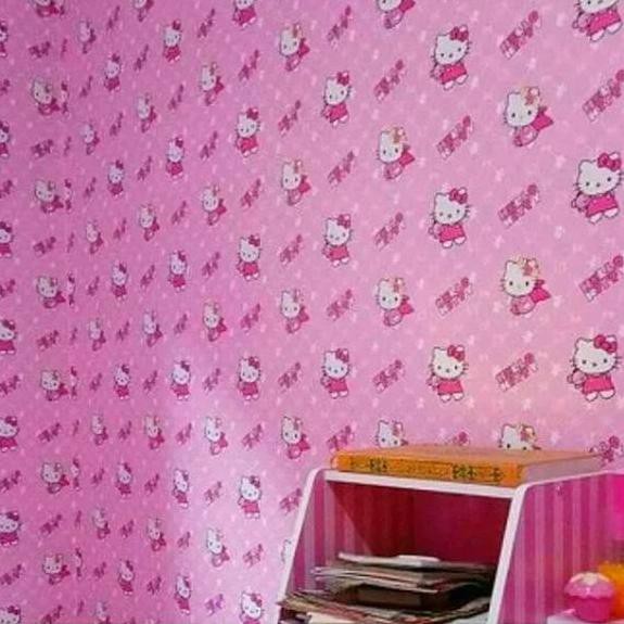 Wallpaper Dinding Hello Kitty 3d Image Num 8
