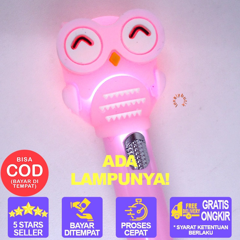 Pena Gel Lampu Karakter Lucu  karakter Burung Hantu