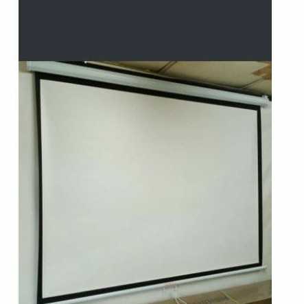 screen motorized projector 150 inch 2x3 meter