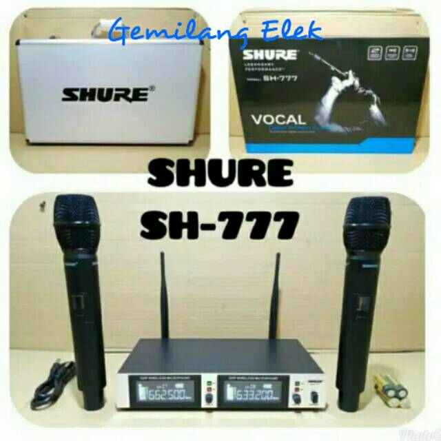 Mic Wireless SHURE SH-777