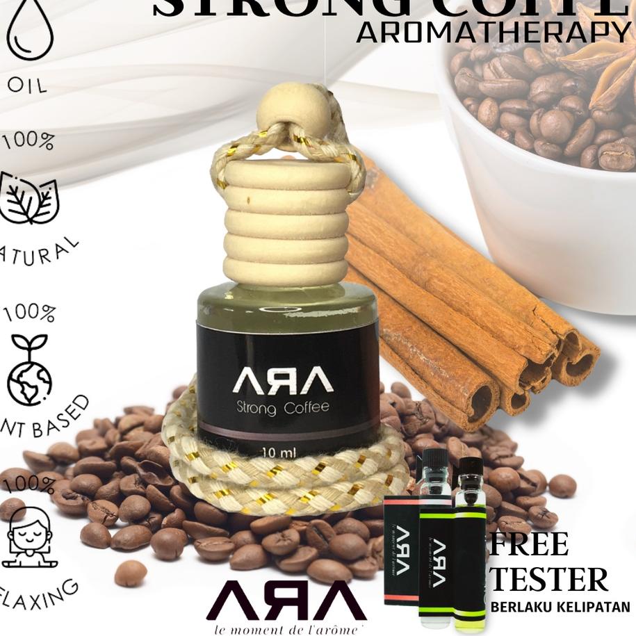 Ω Parfum Mobil Kopi Mewah Gantung Aromaterapi STRONG COFFEE Essential Oil by ARA ♔