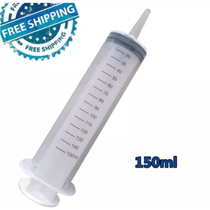 SUNTIKAN BESAR 150ML LARGE SPUIT SYRINGE TERMASUK SELANG 1 M