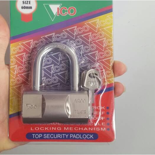 PROMO BESAR KODE-713 Gembok VICO 60mm / bahan bangunan / gembok pintu / gembok pagar awet