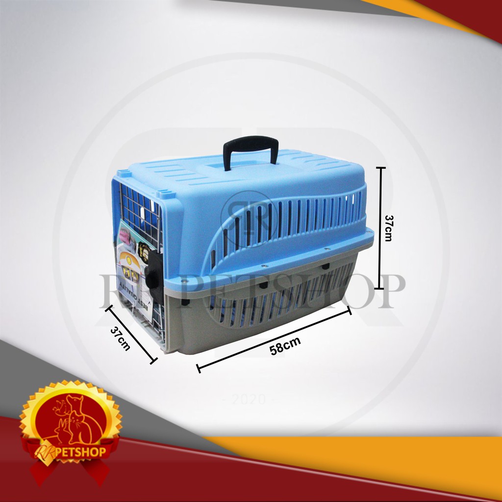 PET CARGO Kennel Box M kandang hewan murah kucing cat cage 58x37x37 cm