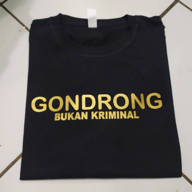 Kaos t-shirt baju Gondrong bukan kriminal// Baju GONDRONG