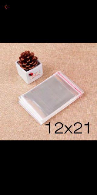 Plastik Opp Tebal 12x21 Single Seal Kuat Lem Buat Baju Roti Undangan