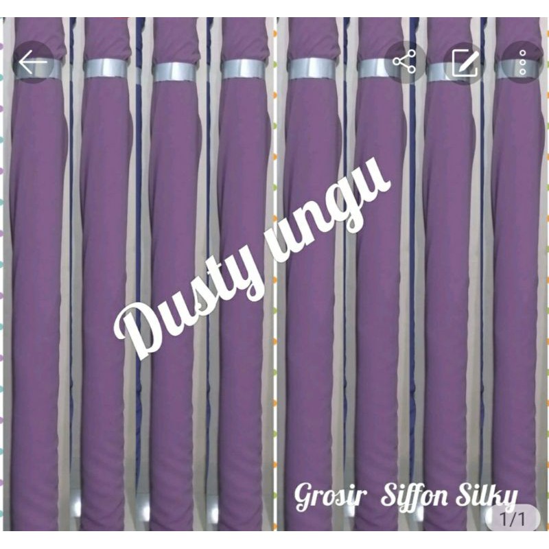 Khimar Syar'i pad syria ( NON pad )   bahan wolfis grade A ukuran L , XL dan XXL-Dusty ungu