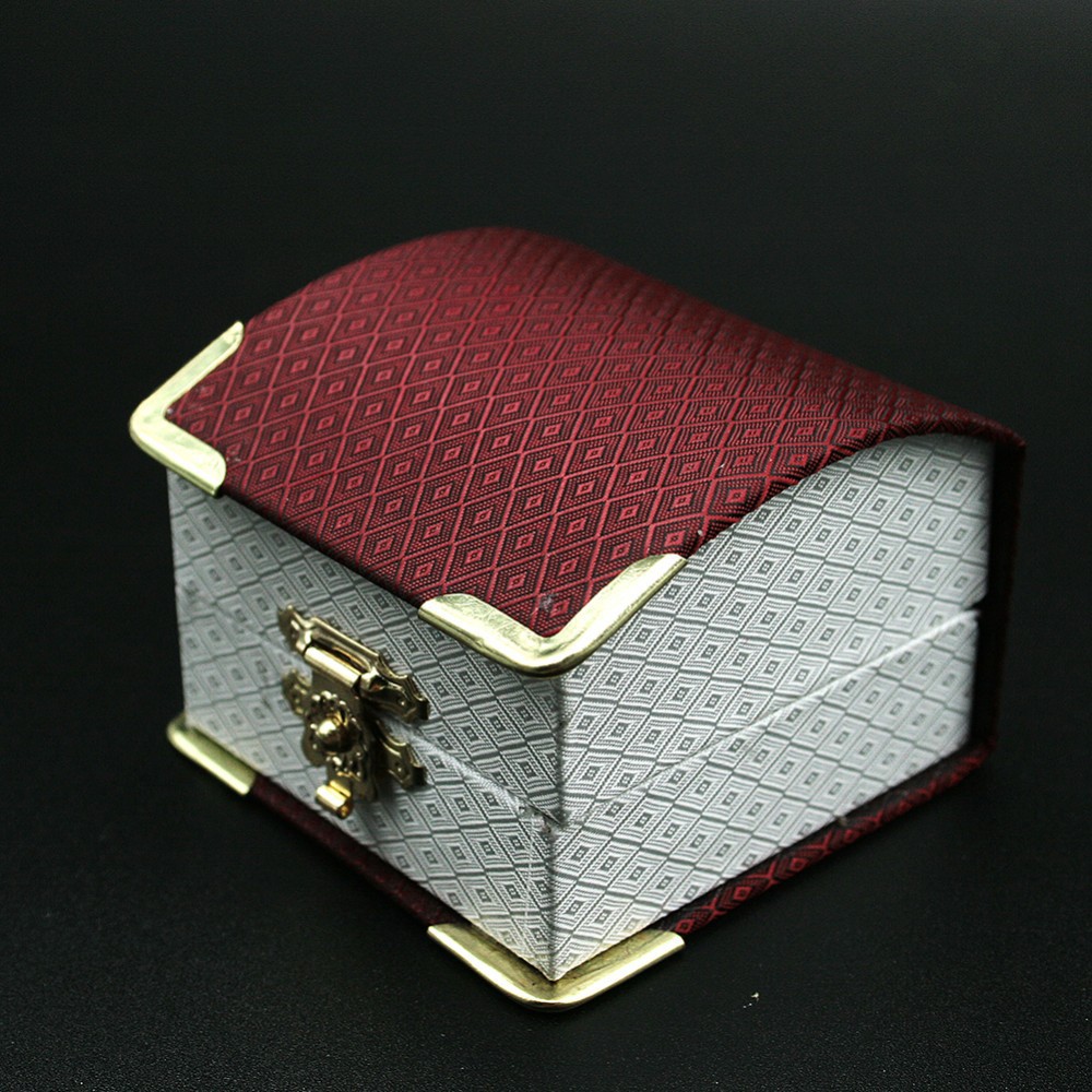 Kotak Cincin Keren  Beludru Motif Koper