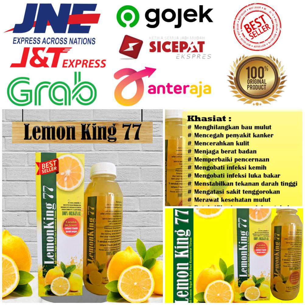 

Sari Lemon Asli 100% Alami Tanpa Gula - Lemon King 77 500ml