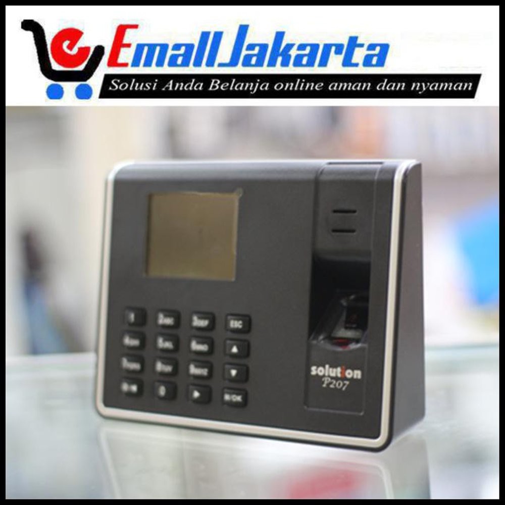 Solution P207 Fingerprint Mesin Absen Absensi Sidik Jari Finger Print A6 A7 &amp; A8