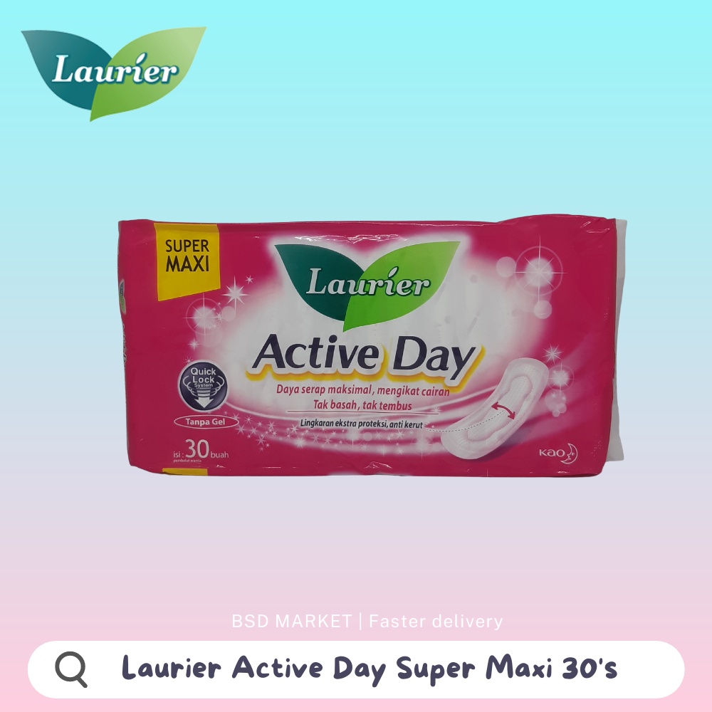 Laurier Active Day Pembalut Wanita 30s