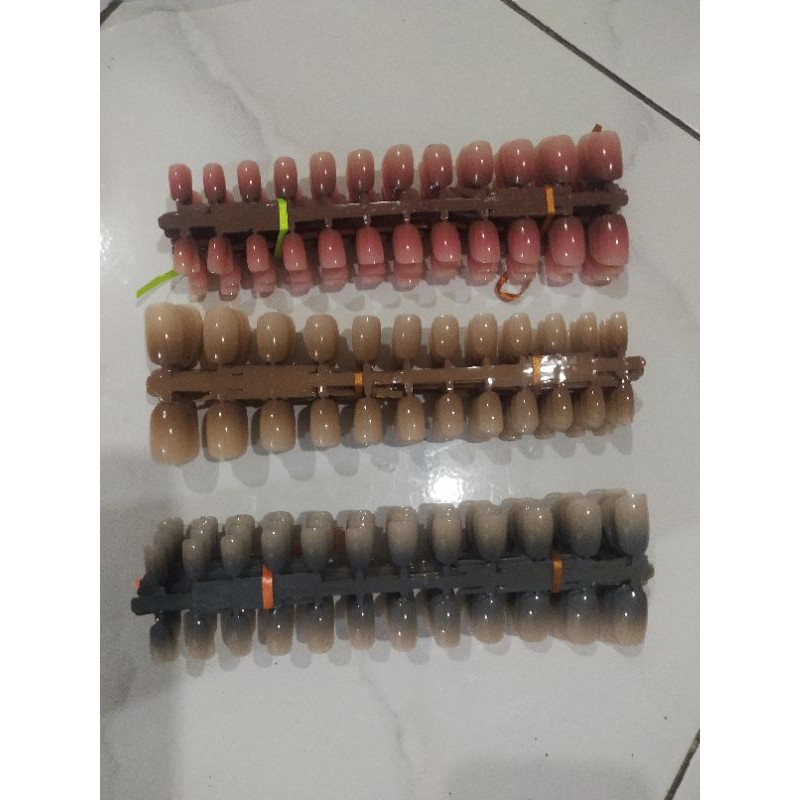 KUKU PALSU GRADASI ISI 24PCS/BATANG / NAIL ART