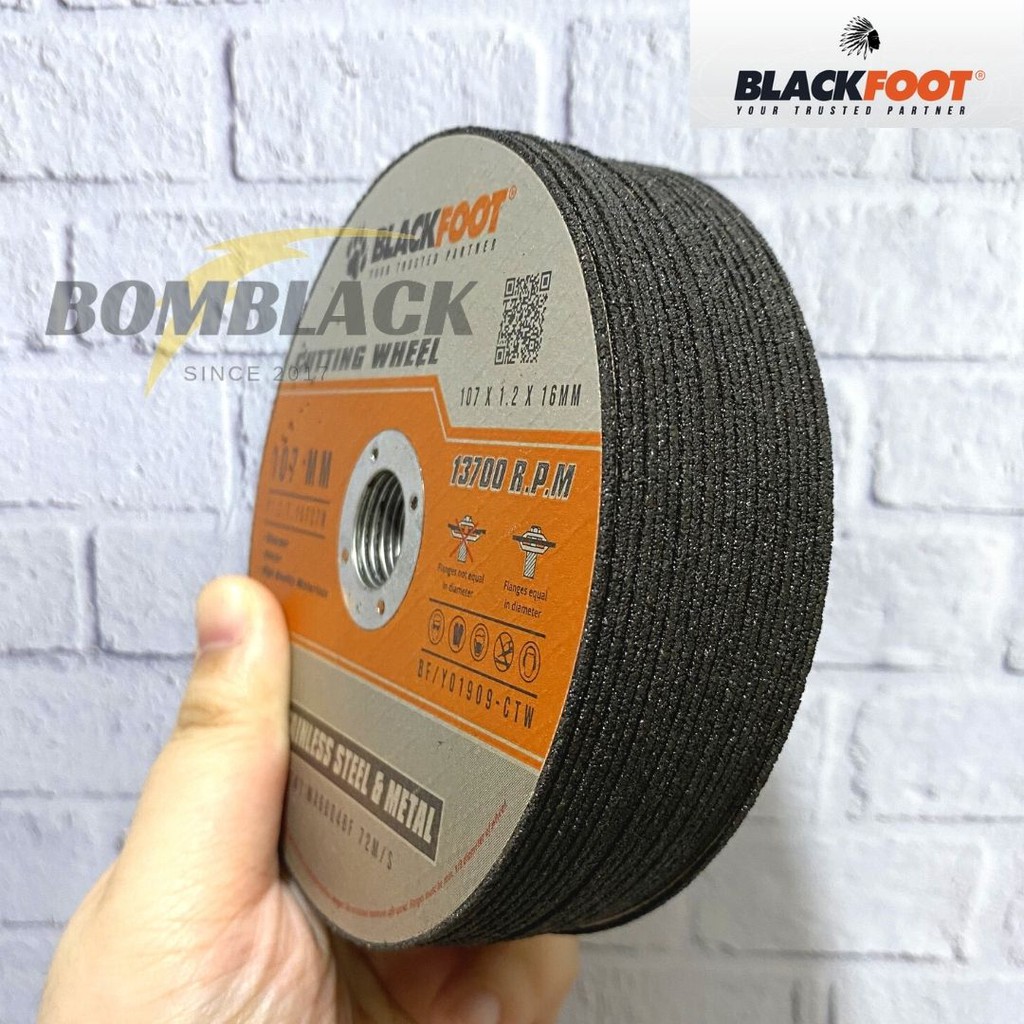 BLACKFOOT Mata Gerinda 4 inch Potong Batu Gurinda Besi Cutting Wheel