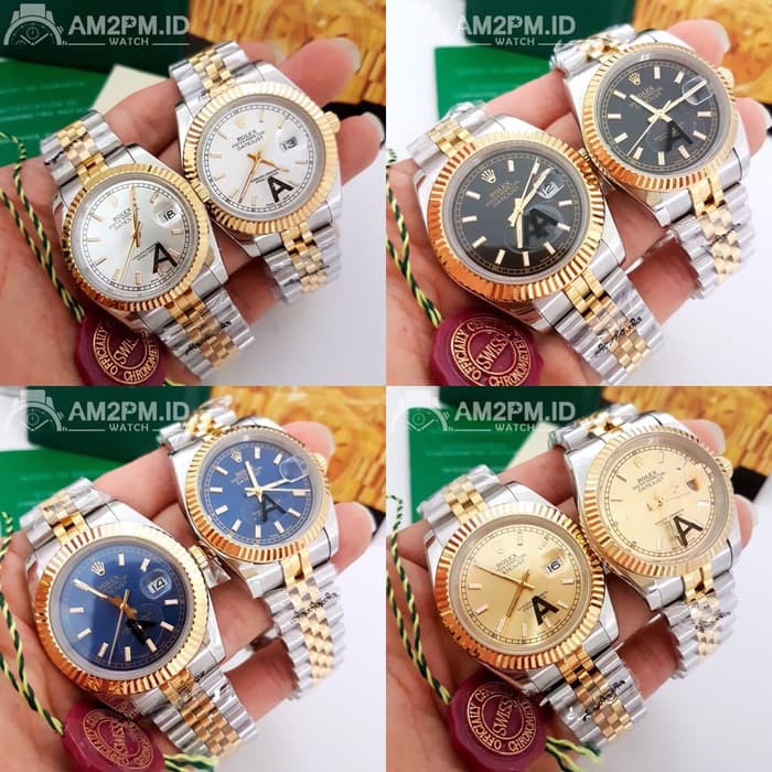 Suplier Jam Rolex Oyster Perpetual Datejust Automatic Couple Two Tone