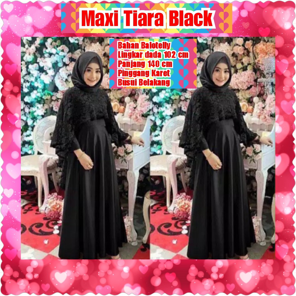 MAXI TIARA / LACK / MAROON / NAVY / TERMURAH