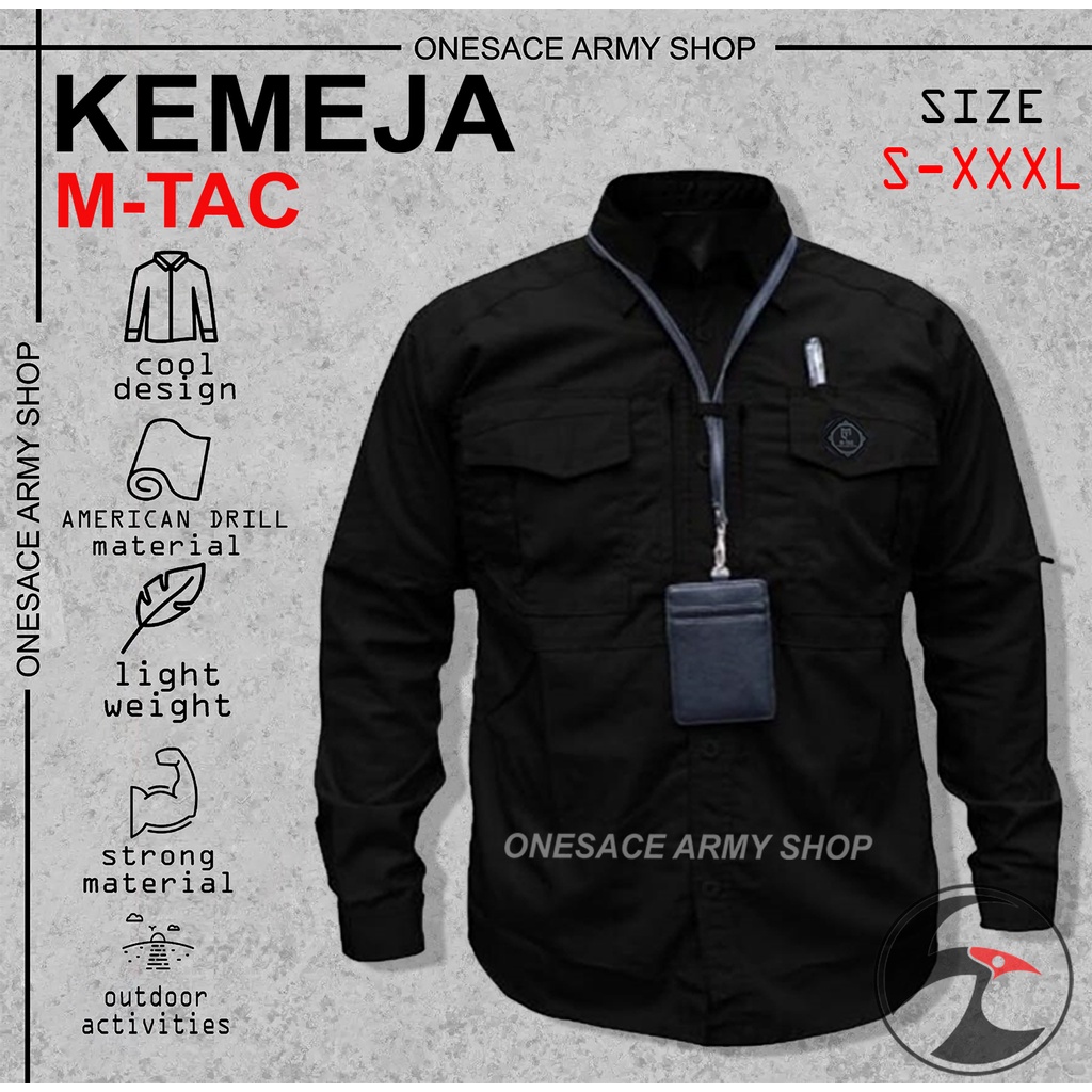 KEMEJA TACTICAL M-TAC / KEMEJA TACTICAL OUTDOOR / KEMEJA LAPANGAN