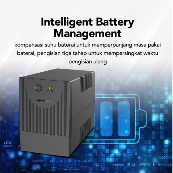 UPS Micropack MFU-650 Anti Petir 650VA / 390WATT Battery 7Ah