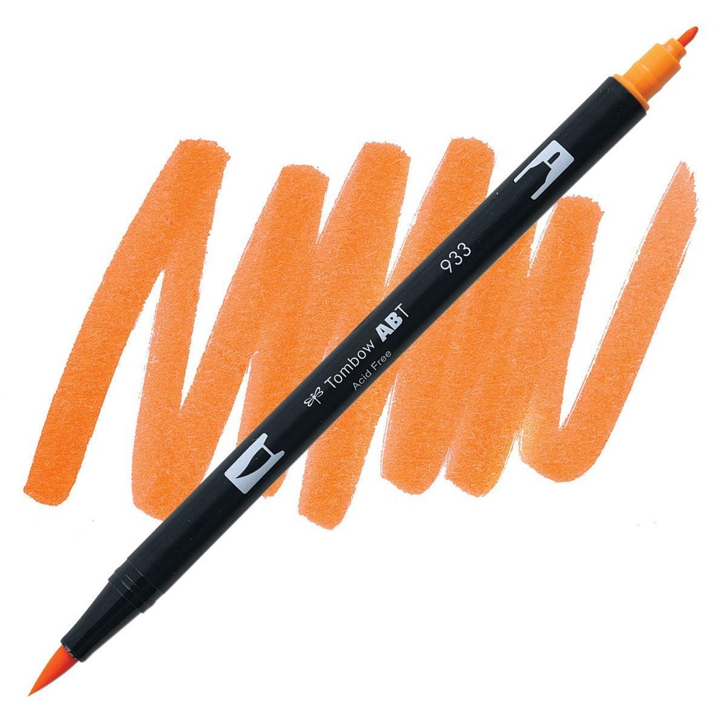 

Tombow Dual Brush Pen Orange Abt 933