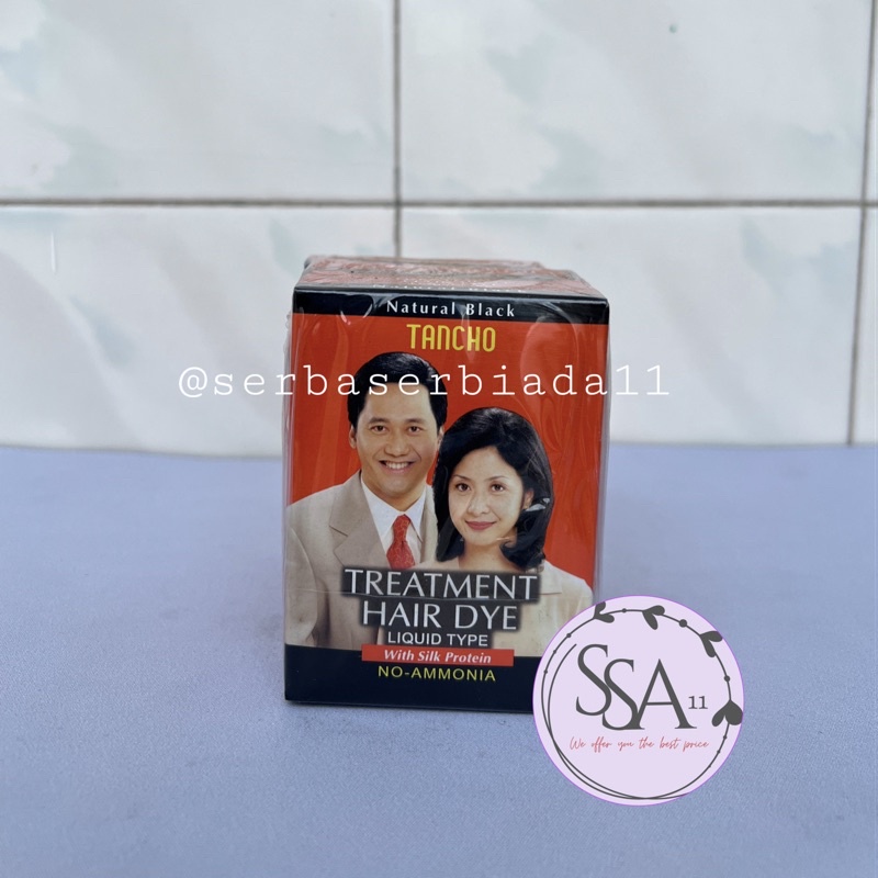 Cat Tancho Semir Rambut Hitam Alami