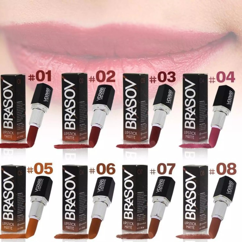 BRASOV Lipstick Matte | Lipstik 3,8gr