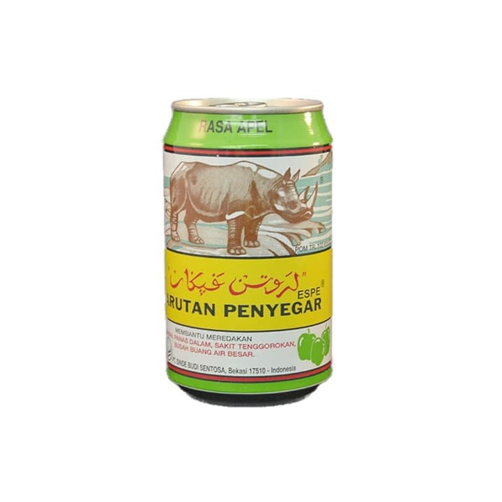 

Larutan Penyegar Cap Badak Espe Rasa Apel 320 ml x 24 pcs