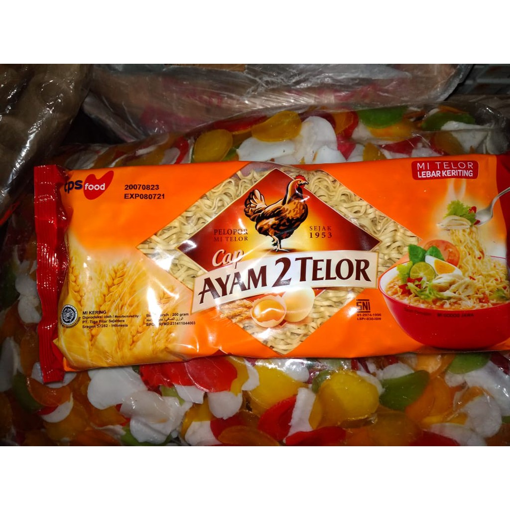 

Mi Kering Cap 2 Telor- Lebar Keriting