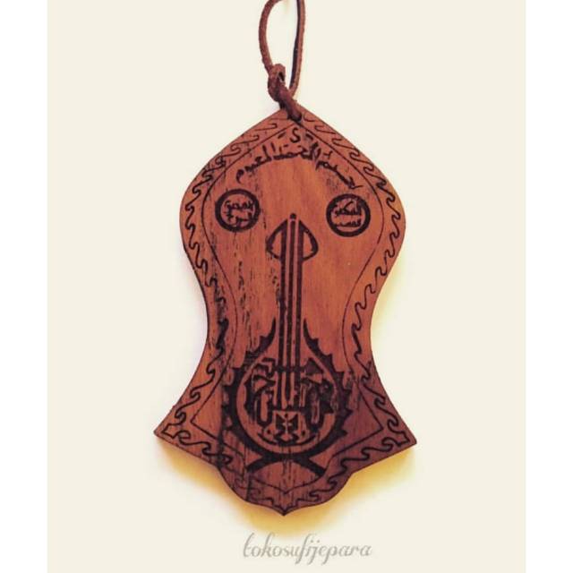 Gantungan Terompah Nabi Logo Tijani