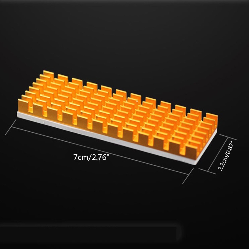 Bt Untuk M.2 SSD 2280seting 2lapis Thermal Pads Untuk M2 NVMe CPU GPU Pendinginan Cepat