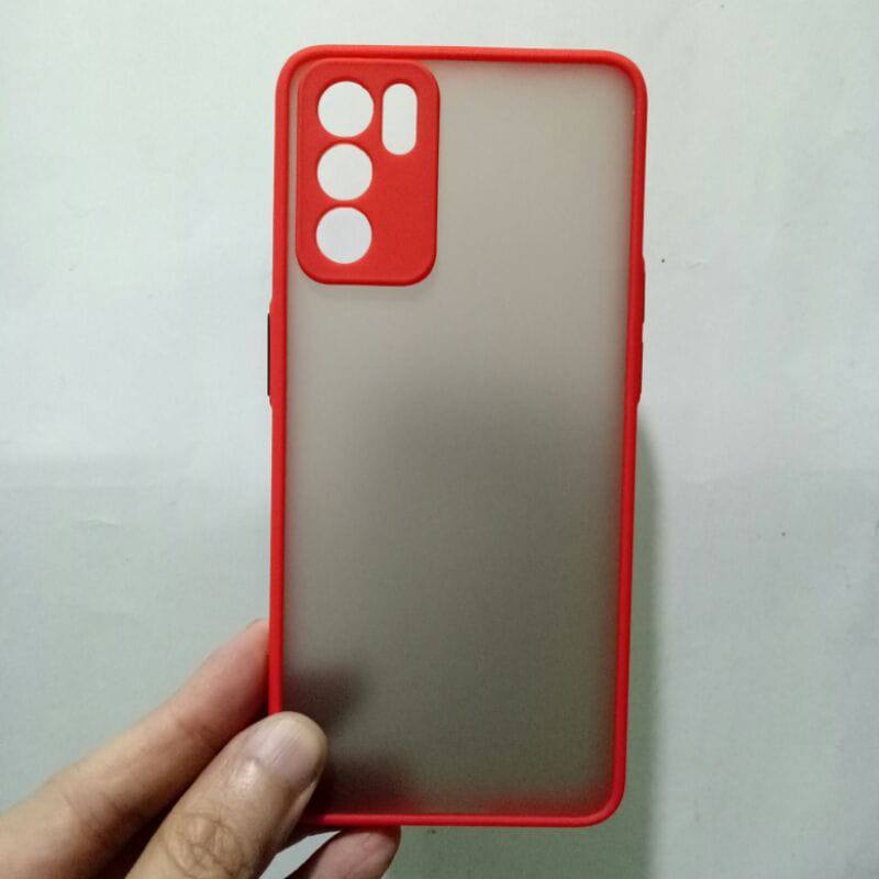 Case OPPO  Reno 6 5G / Reno 6 4G Soft Case Dove Matte Transparan Slim Fuza Macaron Shockprof Casing My Choice OPPO Reno6