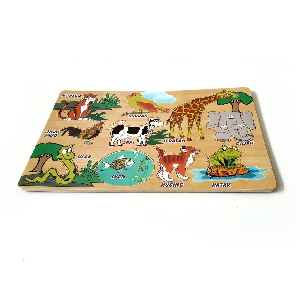 Puzzle Kayu Hewan