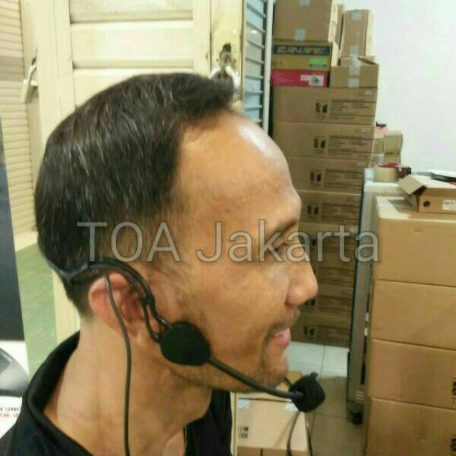 MIC HEADSET TOA ZM 371 MIK HEADSET MICROPHONE HEADSET TOA ZM 371 ASLI