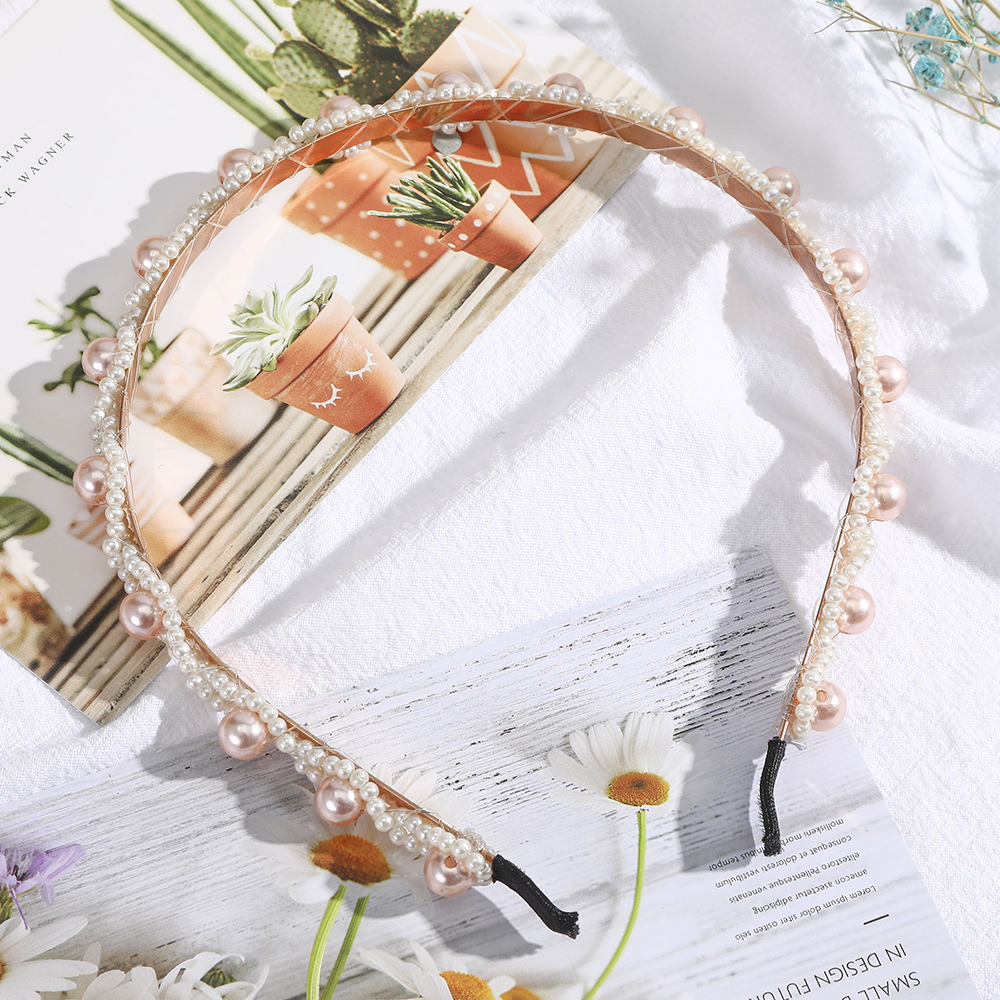 Korean Pearl Headband Women Fashion Temperament Hairband Wild Outing Girl Hair Accessories