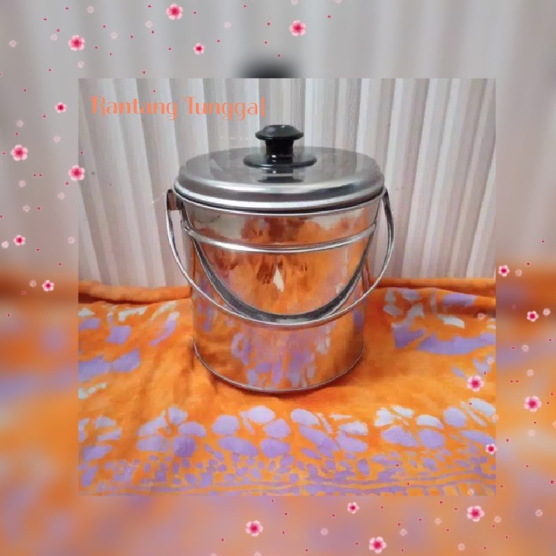 Rantang Tunggal Stainless stell