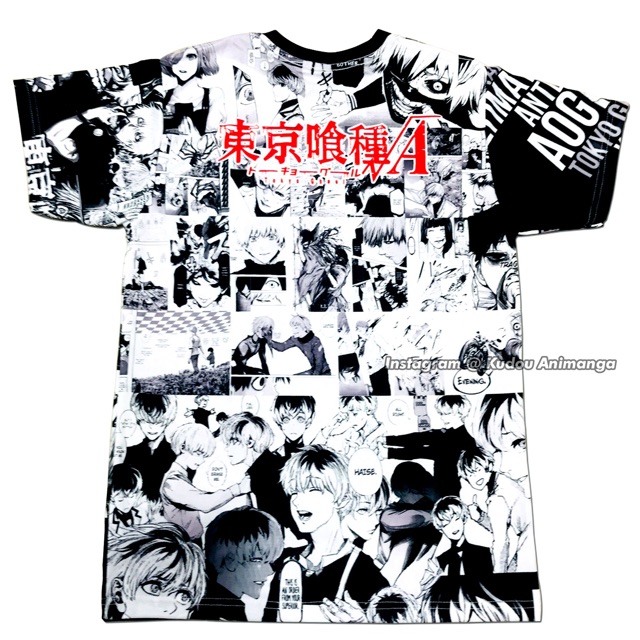 Tshirt Kaneki Agony Fullprint Tokyo Ghoul