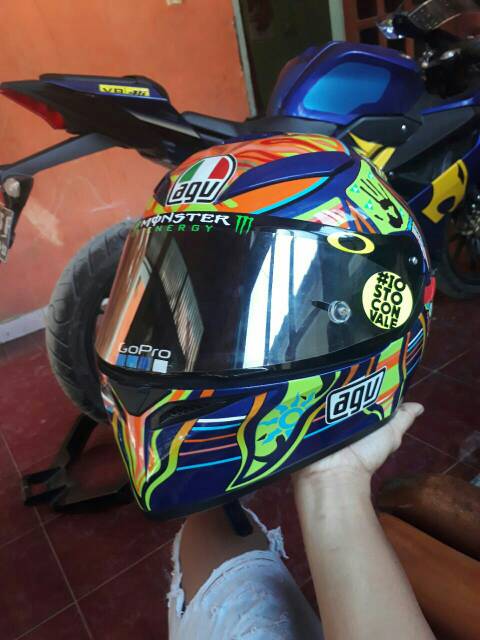 Flat visor Agv K1 / Agv K3sv fullset