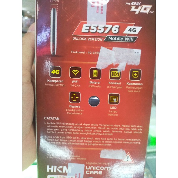 Modem Huawei E5576  Telkomsel (4G) WiFi