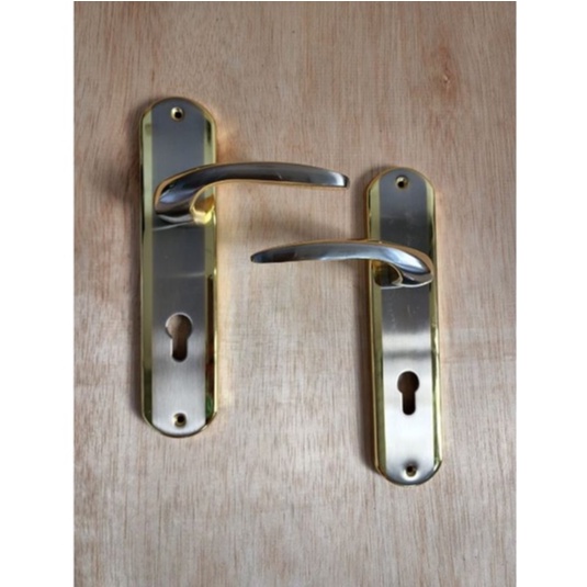 Handel Pintu Belluci Mancini / Handle Premium / Gagang pintu 703 SN GP / Handle Premium / Handel High Quality / Gagang Pintu Premium