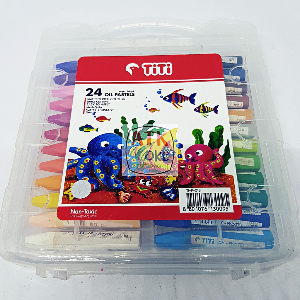 

HJK Crayon Titi / Titi JOYKO Oil Pastels Ti-P-24S 24