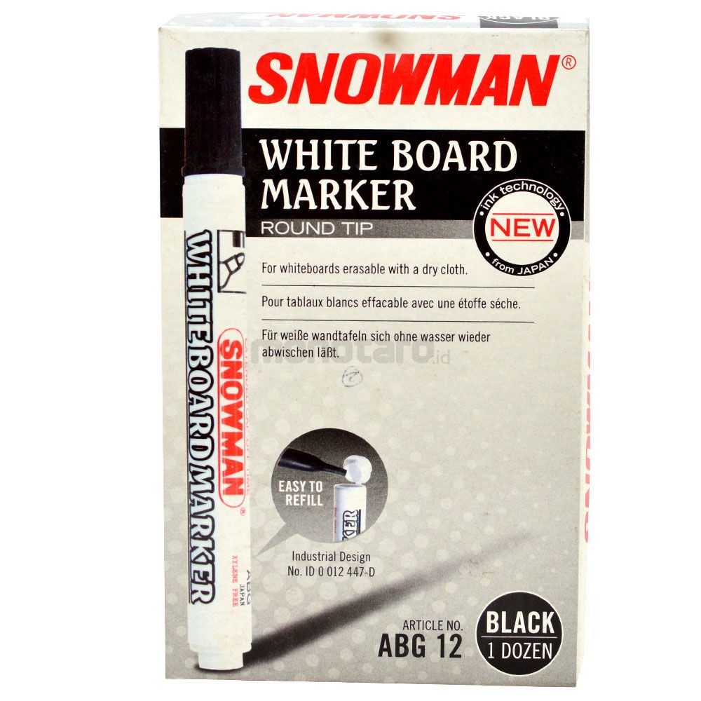 

Spidol Snowman Whiteboard Marker ABG-12