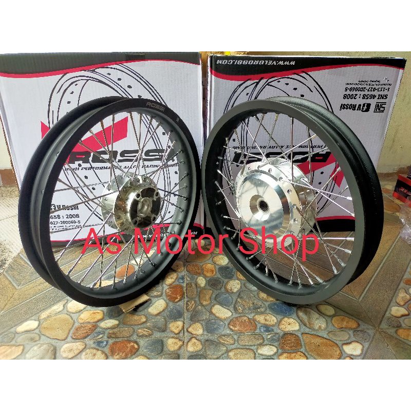 Velg Rossi 160 - 185 ring 16 tromol vario beat scoopy vario125 vario150 Mio soul GT Xeon Mio m3 Fino