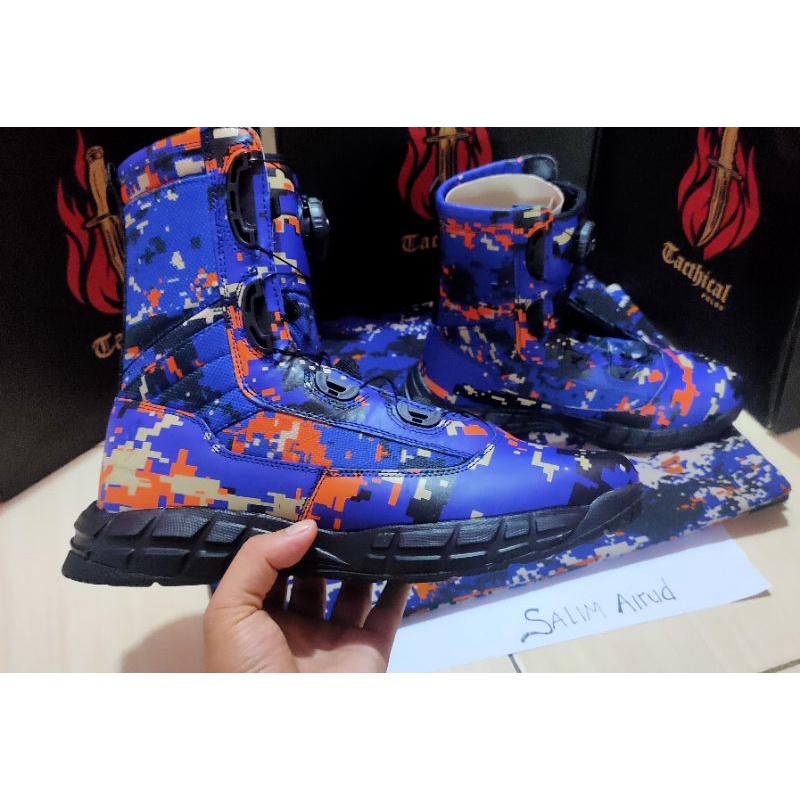 Sepatu pdl loreng airud  asli - polair