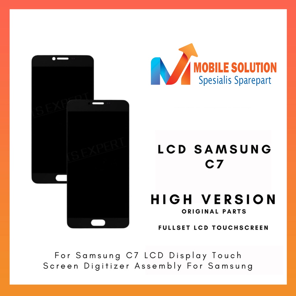 Grosir LCD Samsung C7 C700 OLED 100% Fullset Touchscreen Garansi 1 Bulan + Packing / Bubbel